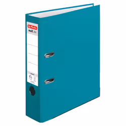 Herlitz maX.file, A4, D-ring, Storage, Polypropylene (PP), Turquoise