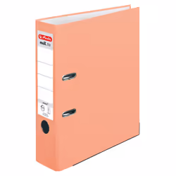 Herlitz maX.file, A4, D-ring, Storage, Polypropylene (PP), Orange, 800 mm