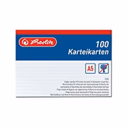 Herlitz 1150507 index card White 100 pc(s)