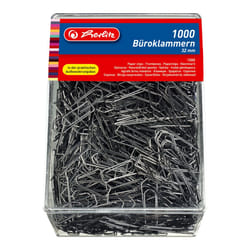 Herlitz 8859100 paper clip Galvanized metal 1000 pc(s)
