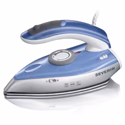 Severin BA 3234, Dry & Steam iron, Stainless Steel soleplate, Blue, Silver, 0.050 L, 1000 W, 115 / 230 V