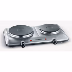 Severin DK 1014 hob Stainless steel Countertop 45.5 cm Sealed plate 2 zone(s) - Additional view 2