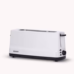Severin AT 2232, 2 slice(s), Grey, White, Buttons, Rotary, 800 W, Type F, 0.88 m