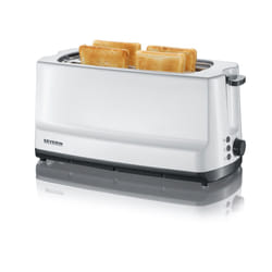 Severin AT 2234 toaster 4 slice(s) 1400 W Grey, White