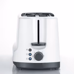 Severin AT 2234 toaster 4 slice(s) 1400 W Grey, White