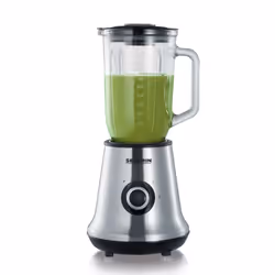 Severin SM 3734, Tabletop blender, 1 L, Pulse function, Ice crushing, 500 W, Black, Stainless steel