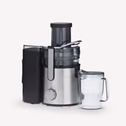 Severin ES 3570, Centrifugal juicer, Black, Stainless steel, Stainless steel, Step, 1.1 L, Soft/Hard