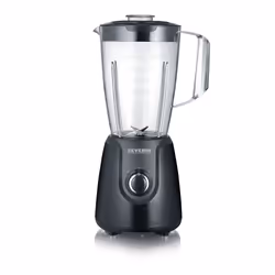 Severin SM 3707, Tabletop blender, 1.5 L, Pulse function, Ice crushing, 600 W, Black