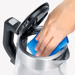 Severin WK 3468 electric kettle 1 L 2200 W Black, Stainless steel, Transparent - Additional view 5