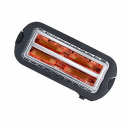 Severin AT 2590 toaster 2 slice(s) 1400 W Black, Silver - Additional view 7