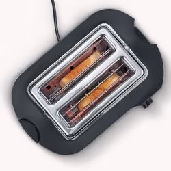 Severin AT 2217 toaster 2 slice(s) 800 W Metallic, Red - Additional view 3