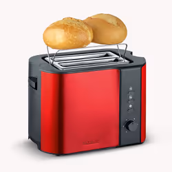 Severin AT 2217 toaster 2 slice(s) 800 W Metallic, Red - Additional view 4