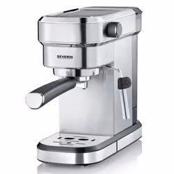 Severin KA 5994, Espresso machine, 1.1 L, Coffee pod, Ground coffee, 1350 W, Black, Stainless steel