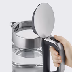 Severin WK 3420 electric kettle 1.7 L 2200 W Black, Stainless steel, Transparent - Additional view 6