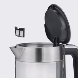 Severin WK 3420 electric kettle 1.7 L 2200 W Black, Stainless steel, Transparent - Additional view 7