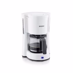 Severin KA 4816, Drip coffee maker, Ground coffee, 1000 W, White