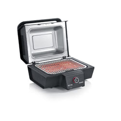 Severin PG 8138 outdoor barbecue/grill Tabletop Electric Black, Stainless steel 3000 W