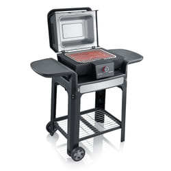 Severin PG 8139 outdoor barbecue/grill Cart Electric Black, Stainless steel 3000 W
