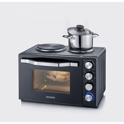 Severin TO 2074 toaster oven 30 L 2500 W Black Grill