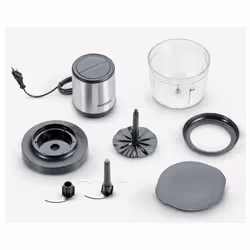Severin KM 3867 electric food chopper 1 L 400 W Black, Silver, Transparent - Additional view 7