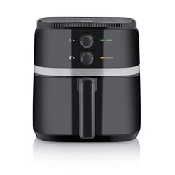 Severin FR 2452 fryer Single 4.3 L Stand-alone 1500 W Hot air fryer Black, Silver