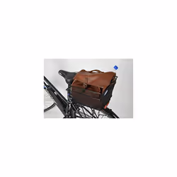 School Pannier Rack Basket, Bicycle Basket, Tight Mesh, Anti-Theft, Suitable for E-Bikes, Load Capacity 25 kg, Black - Additional view 3