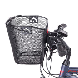 E-Bike handlebar basket with quick attachment, specially developed for e-bikes, load capacity 5 kg, suitable for all standard displays with a width of