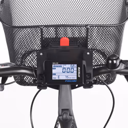 E-Bike handlebar basket with quick attachment, specially developed for e-bikes, load capacity 5 kg, suitable for all standard displays with a width of - Additional view 6