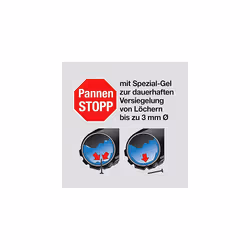 Unisex Bicycle Inner Tube Black Plain