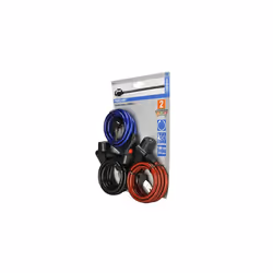Coil Cable Lock Family of 3Â Diameter 8Â mm, Assorted, 180, 85893