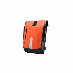 86282 Bicycle Pannier Rack Bag with Backpack, Waterproof Material, Comfortable Handling, with Reflective Stripes, Red