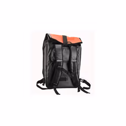 86282 Bicycle Pannier Rack Bag with Backpack, Waterproof Material, Comfortable Handling, with Reflective Stripes, Red