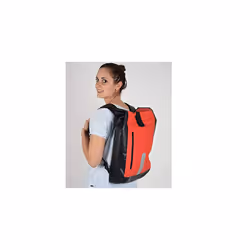 86282 Bicycle Pannier Rack Bag with Backpack, Waterproof Material, Comfortable Handling, with Reflective Stripes, Red - Additional view 4