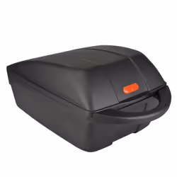 Fischer Plain Luggage Box, Black, 19ÃÂ x 26ÃÂ x 42ÃÂ cm