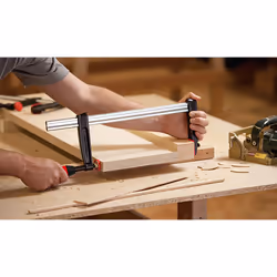BESSEY TPN25BE-2K clamp F-clamp 25 cm Aluminium, Black, Red