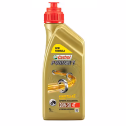 Castrol Synthetic Power 1 4T SAE 20W-50 Engine Oil, 1L