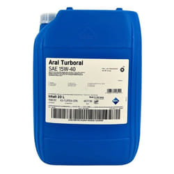 Aral Turboral 15W-40 20l Engine oil 15BC5E MERCEDES-BENZ: C-Class Saloon, E-Class Saloon, A-Class, MITSUBISHI: COLT 6, L200 III Pickup