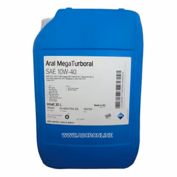 Engine oil; ARAL; MegaTurboral; 10W-40 20 Part Synthetic Oil; for MERCEDES-BENZ, ISUZU, MITSUBISHI, FIAT, NISSAN
