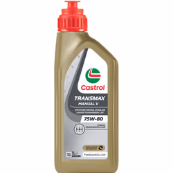 Transmission Oil; CASTROL; Transmax Manual V; 75W-80 Synthetic Oil 1; for SKODA, HYUNDAI, AUDI, MAZDA, BMW