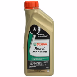 Brake Fluid; CASTROL; React SRF Racing DOT 4; 1; for BMW, VOLKSWAGEN, VAUXHALL, HONDA, AUDI