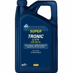 Engine oil; ARAL; SuperTronic LL IV FE; 0W-20 5; for AUDI, VOLKSWAGEN, SKODA, SEAT, VW
