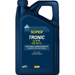 Aral Supertronic LL IV FE 0W-20 5l Engine oil 15F460 AUDI: A6 C7 Avant, A6 C7 Saloon, A4 B9 Saloon, VOLKSWAGEN: Golf 7, Polo V Hatchback
