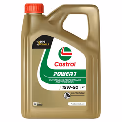 Engine oil; CASTROL; Power 1 4T; 15W-50 4; for AIXAM