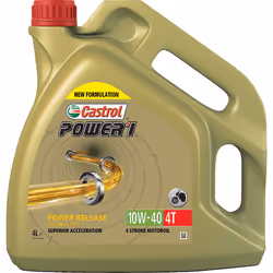 Castrol Power 1 4T 10W-40 Motor Oil 4 Liters