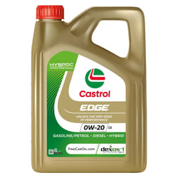 Castrol EDGE C5 0W-20 4l Engine oil 15F6E9 TOYOTA: Aygo, Prius Plus, Auris Estate, LEXUS: GS IV, NX, HYUNDAI: i30 III Hatchback, i10 III Hatchback