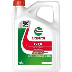 Castrol GTX A3/B3 15W-40 4l Engine oil 15F628 VOLKSWAGEN: GOLF 1 Cabriolet, FIAT: Ducato I Van, MITSUBISHI: L300 / Delica III Minibus