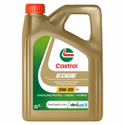 Engine oil; CASTROL; EDGE C3; 5W-30 4; for VAUXHALL, VOLKSWAGEN, TOYOTA, MERCEDES-BENZ, SKODA