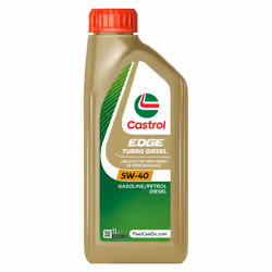 Engine oil; CASTROL; EDGE TURBO DIESEL; 5W-40 1 Synthetic Oil; for BMW, MERCEDES-BENZ, MAZDA, VAUXHALL, VOLKSWAGEN