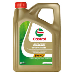 Castrol EDGE TURBO DIESEL 5W-40 4l Engine oil 15F819 VAUXHALL: Astra Mk6, Zafira Mk2, Mokka / Mokka X, VOLKSWAGEN: Transporter 4, LT 28-46 2 Kasten