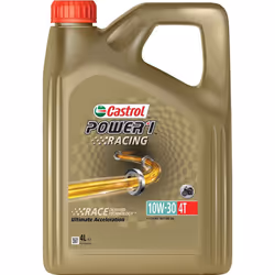 Engine oil; CASTROL; Power 1 Racing 4T; 10W-30 4 Full Synthetic Oil, Synthetic Oil; for AIXAM, MICROCAR